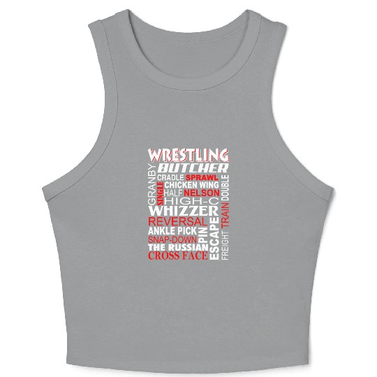 Wrestling - Butcher Freight train double Crop Tank Top
