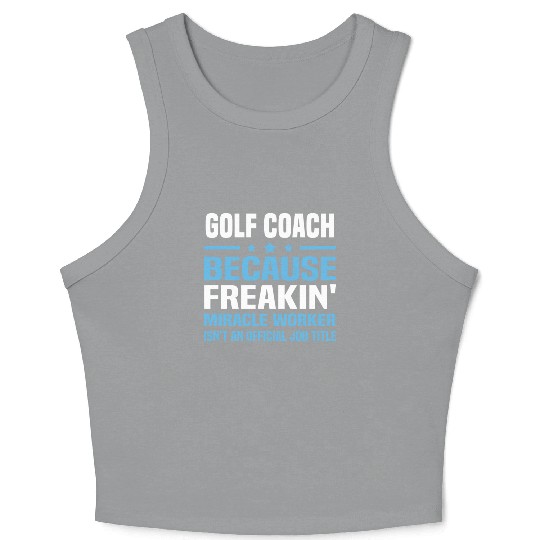 Golf Coach Crop Tank Top
