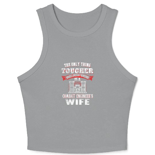 combat engineer, us army combat engineer, army com Crop Tank Top