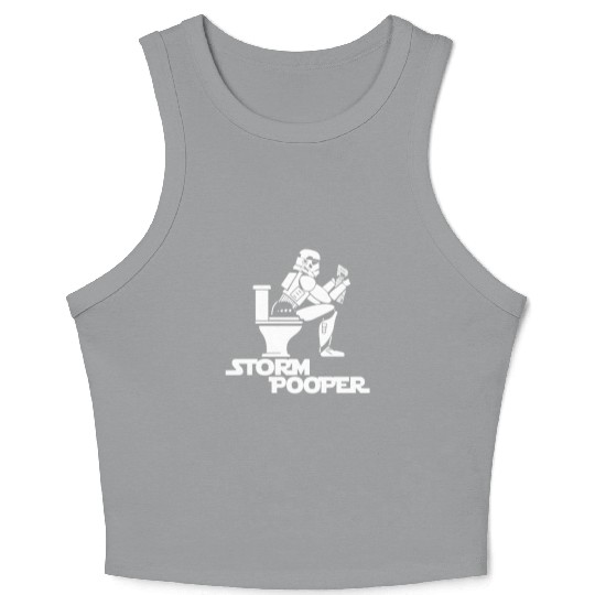 Storm Trooper Pooper Crop Tank Top