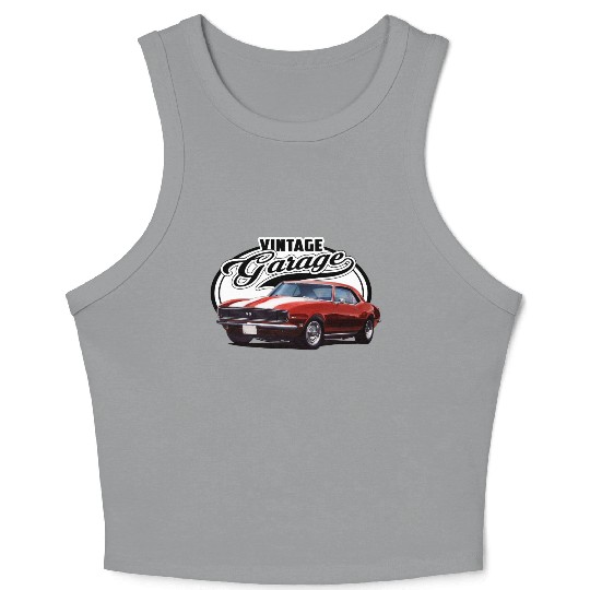 Vintage Camaro Garage Crop Tank Top