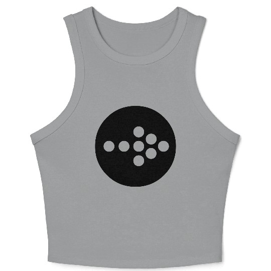 Dotted Arrow Crop Tank Top