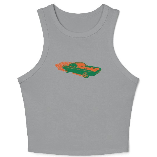 Muscle Car Crop Tank Top