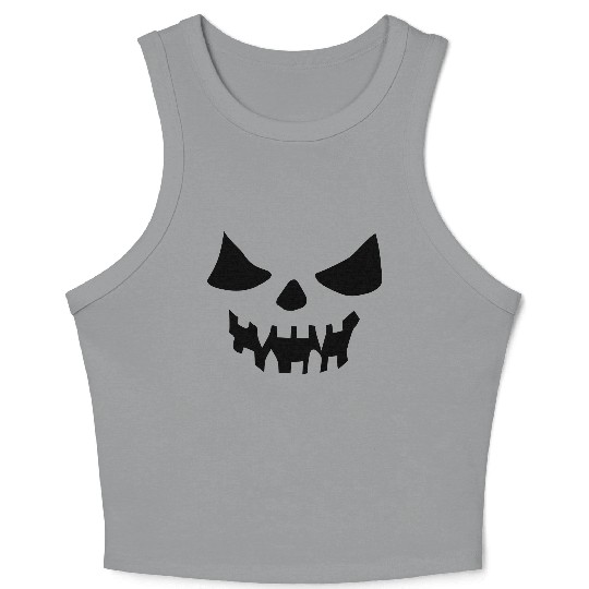 Scary Face Crop Tank Top