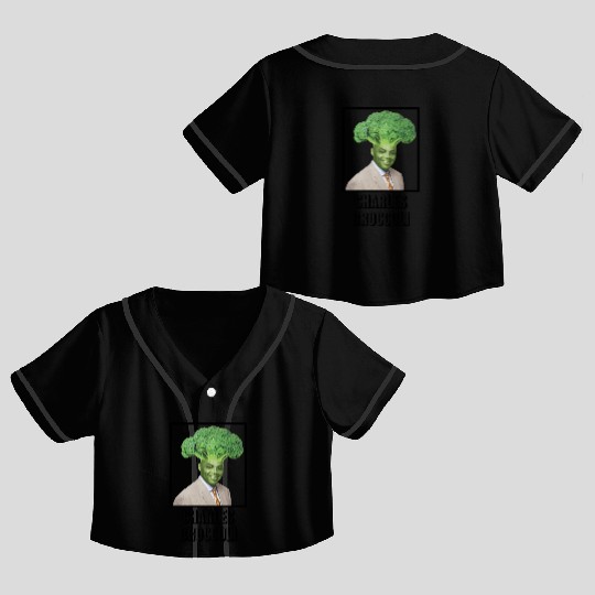 Charles Broccoli Crop Top Baseball Jerseys