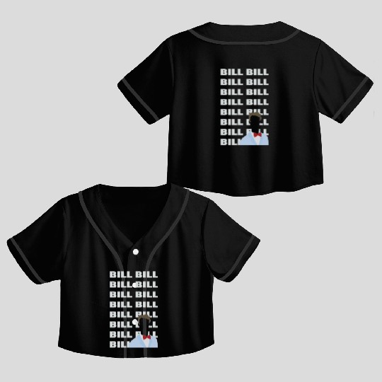Bill Nye the Science Guy Crop Top Baseball Jerseys