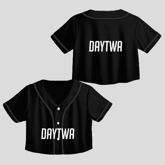 Daytwa Detroit Michigan Day-Twa Crop Top Baseball Jerseys