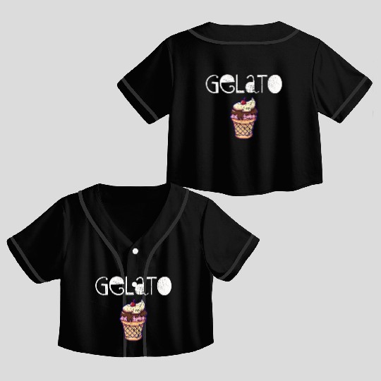 Gelato Crop Top Baseball Jerseys