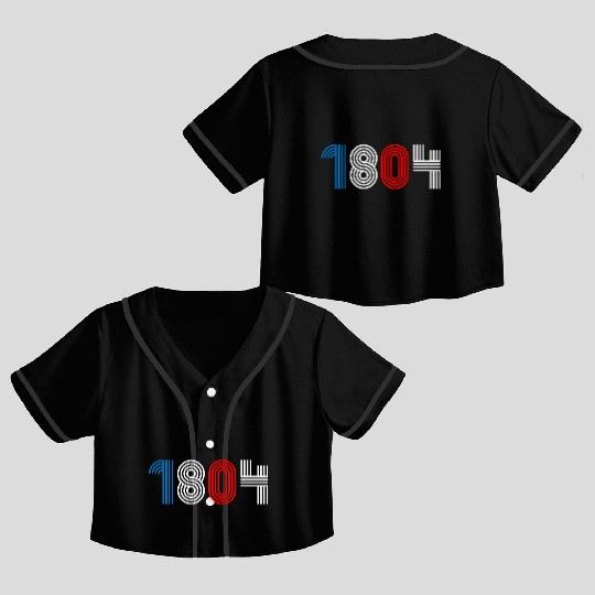 1804 Haiti Independence Crop Top Baseball Jerseys