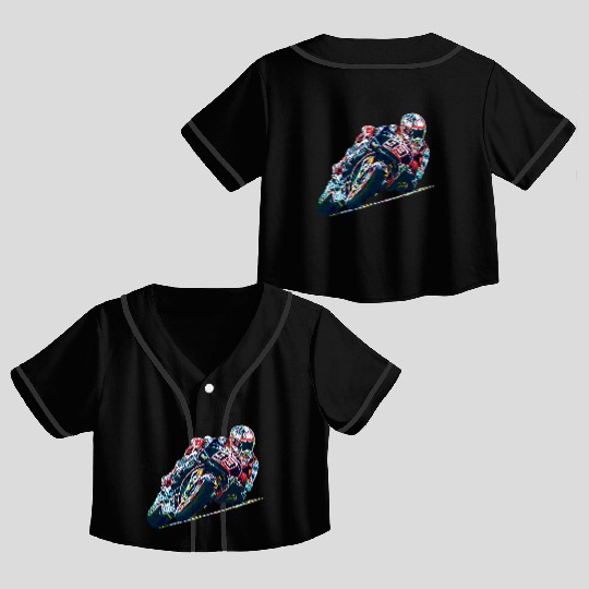Marc Marquez MM93 - Ant Man Crop Top Baseball Jerseys