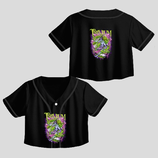 Music Heavy Metal Band Music Crop Top Baseball Jerseys