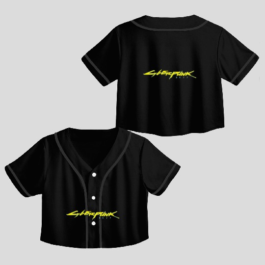 best selling CybERPuNK 2077 Crop Top Baseball Jerseys,free hugs shi