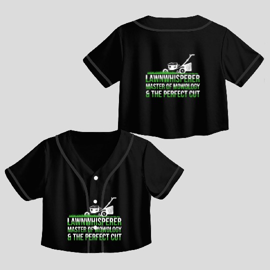 Funny Lawn Mowing Garden Lawn Mower Yard Work Gift Crop Top Baseball Jerseys