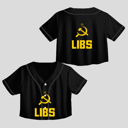 Liberal Party of Canada - Private Brand Crop Top Baseball Jerseys