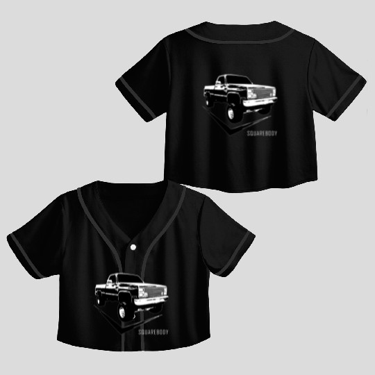 Squarebody Classic Square Body Truck Crop Top Baseball Jerseys