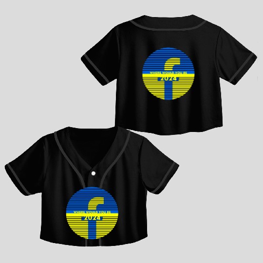 New design in solidarity with Ukraine WHERE WOULD Crop Top Baseball Jerseys