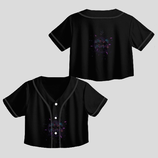 Aquarius Zodiac Astrology Aquarius Zodiac Astrolog Crop Top Baseball Jerseys