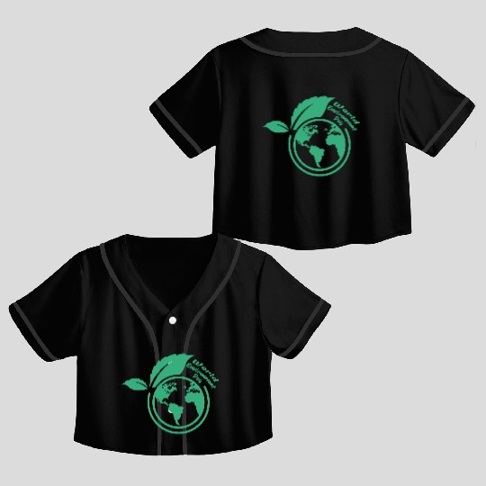 World Environment Day Crop Top Baseball Jerseys