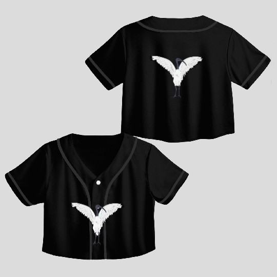 Bin Chicken Bird Crop Top Baseball Jerseys
