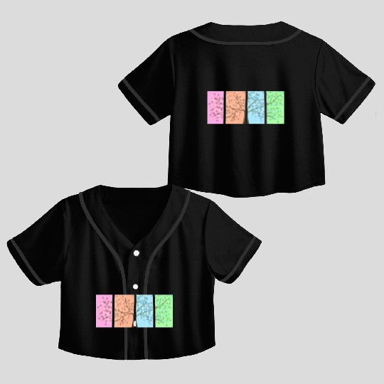 Four Seasons Crop Top Baseball Jerseys