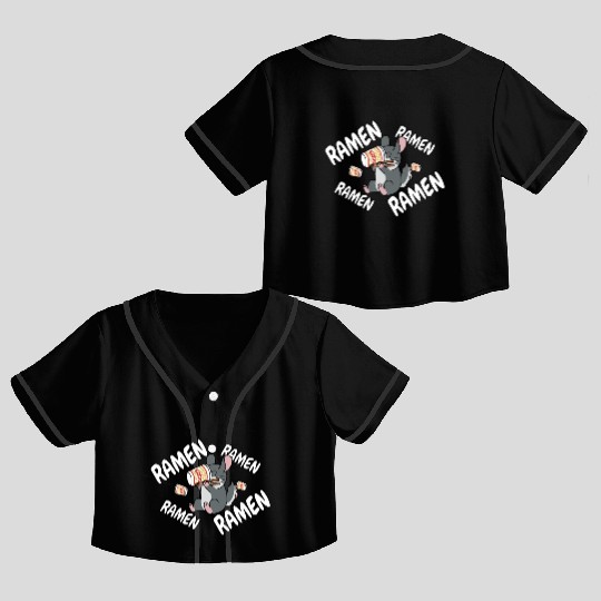 Chinchilla Instant Ramen Noodles Crop Top Baseball Jerseys