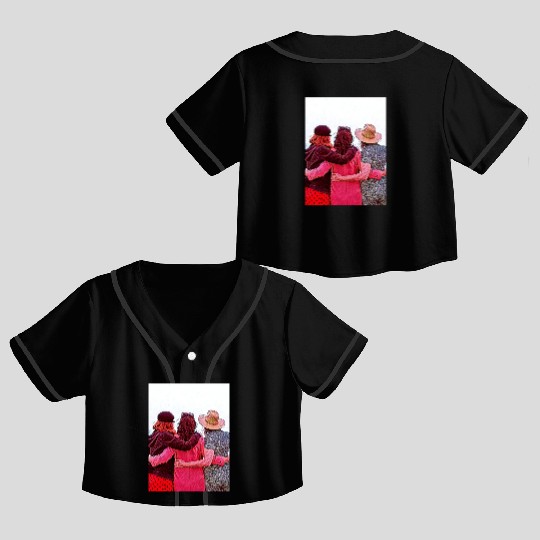 Best Friends 2 Crop Top Baseball Jerseys