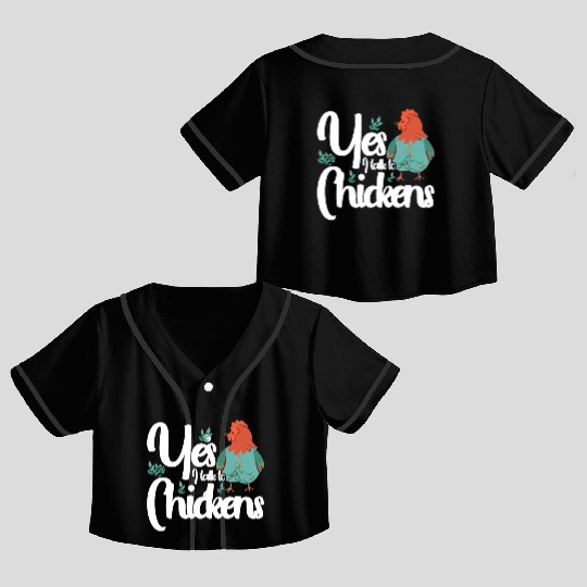 Chickens Rooster Chicken Farmer Hen Poultry Cock Crop Top Baseball Jerseys