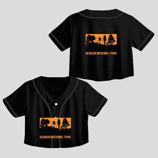 Sequoia National Park Crop Top Baseball Jerseys