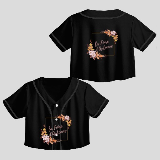 the Autumn Fair Crop Top Baseball Jerseys