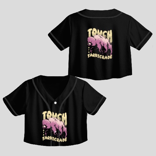 Tough As Tardigrade Science Lover Tardigrade Crop Top Baseball Jerseys