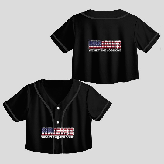 US Immigrant Indigenous USA Immigrants america Crop Top Baseball Jerseys