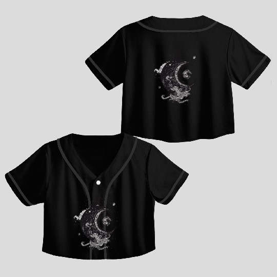 Get Your Astrology Crop Top Baseball Jerseys with the Moon !
