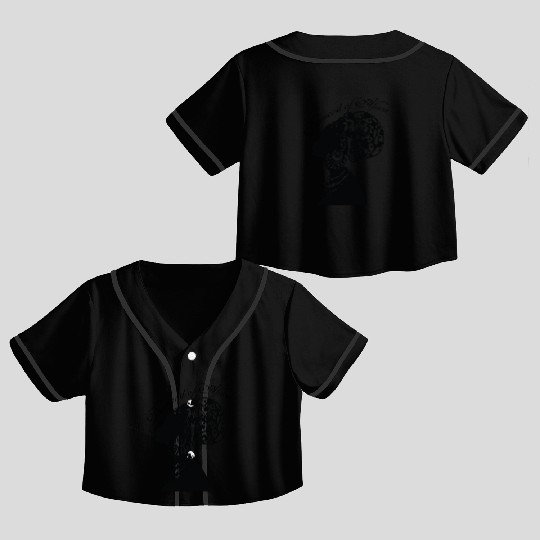 Diamond of Africa black power Crop Top Baseball Jerseys
