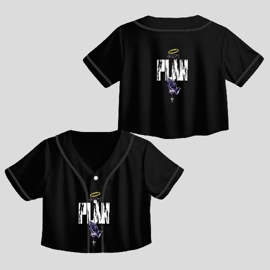 Gods Plan Crop Top Baseball Jerseys