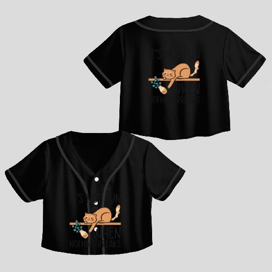 Mean Cat Drawing Line Art Cat Owner Pet Cat Crop Top Baseball Jerseys