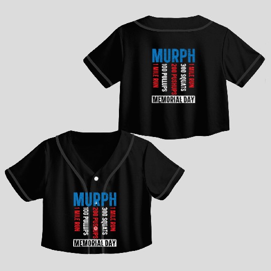 Patriotic Veteran USA Flag American Memorial Day Crop Top Baseball Jerseys