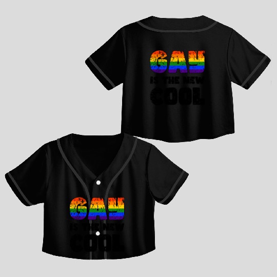 Pride LGBTQ. Statement Crop Top Baseball Jerseys