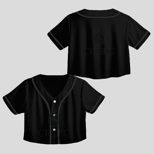 cycling Crop Top Baseball Jerseys