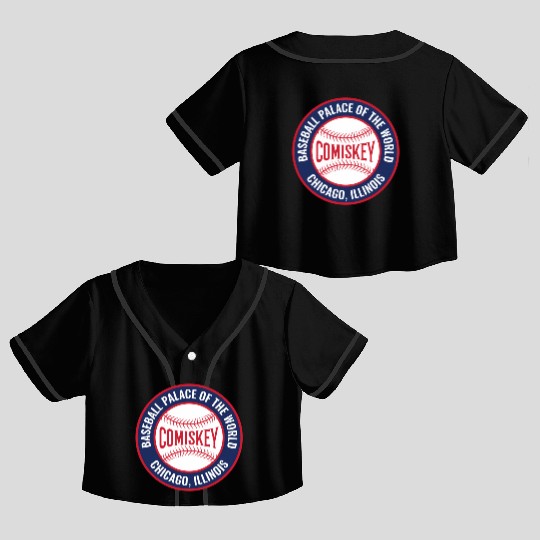 Comiey Park Chicago Crop Top Baseball Jerseys