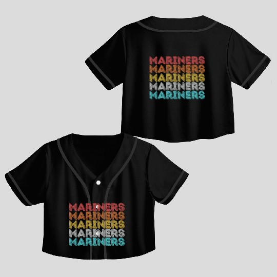 Mariners Crop Top Baseball Jerseys