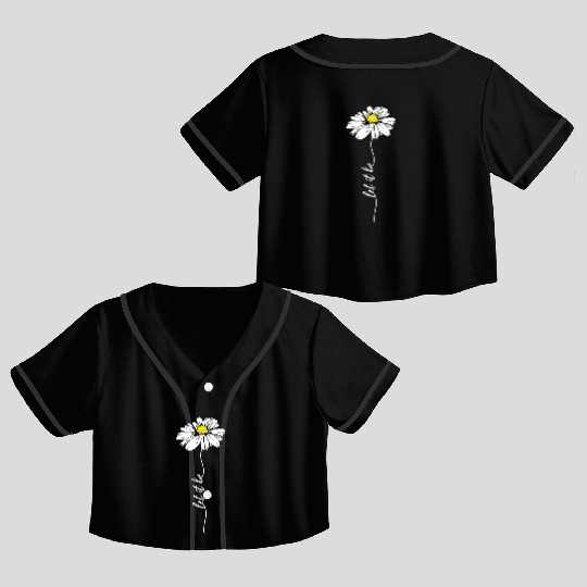 LIB Daisy Crop Top Baseball Jerseys