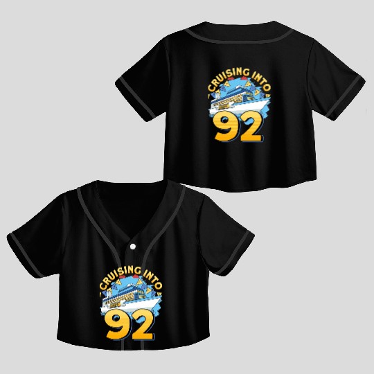 Cruising Boat Cruising Into 92 Cruise Crop Top Baseball Jerseys
