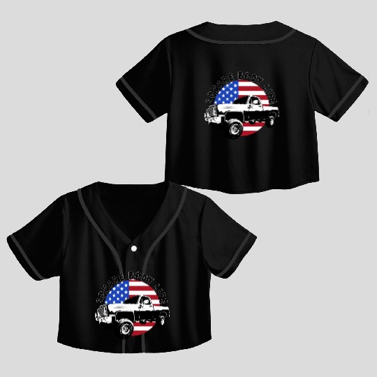Squarebody Truck 4X4 Square Body Crop Top Baseball Jerseys