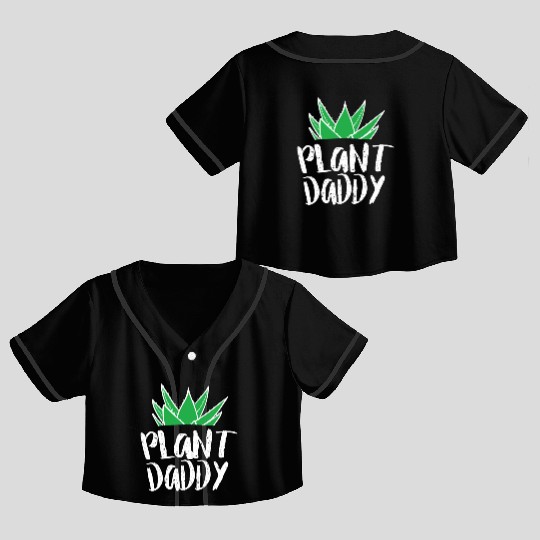 Plant Daddy 3 Crop Top Baseball Jerseys