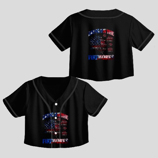 Bring on the Fireworks Crop Top Baseball Jerseys