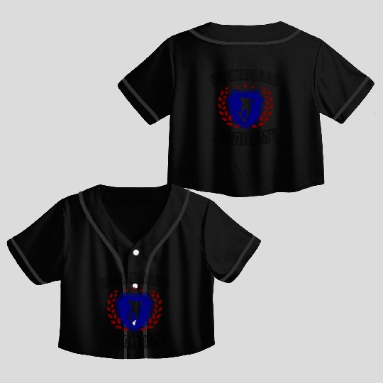 Skateboard Academy Crop Top Baseball Jerseys