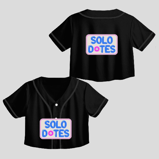 Solo Dates Self Love hippie Crop Top Baseball Jerseys