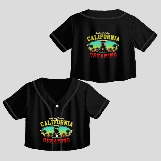 Los Angeles California Los Angeles Crop Top Baseball Jerseys