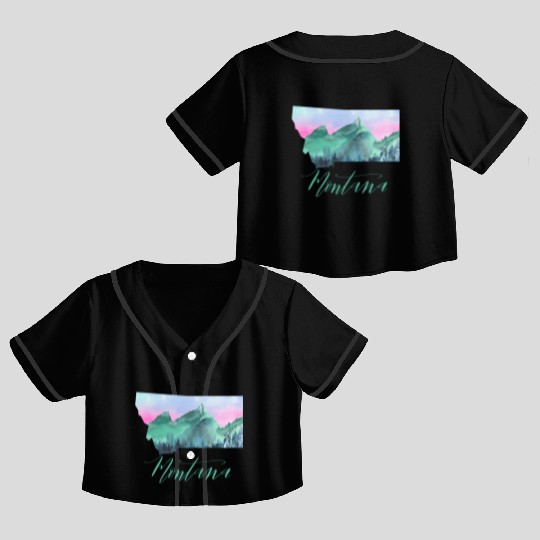 Wildflower Paper Company Crop Top Baseball Jerseys