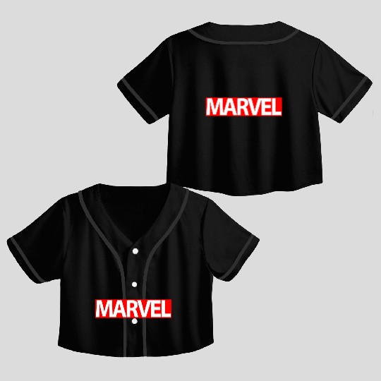 Marvel design for youth Crop Top Baseball Jerseys